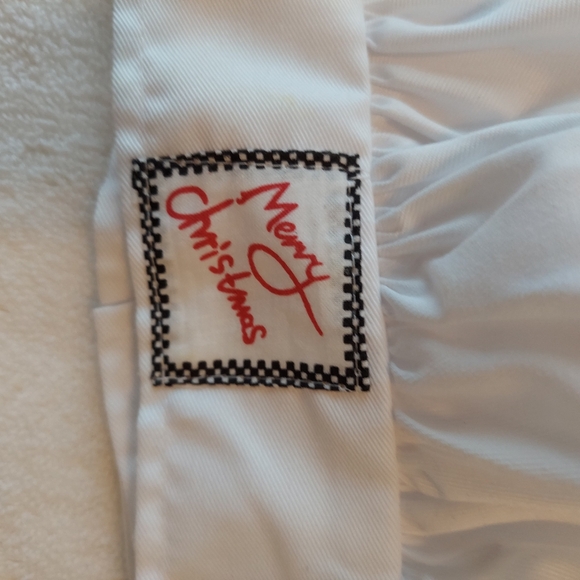 chef hat and apron for toddler Christmas apron red - Picture 6 of 11